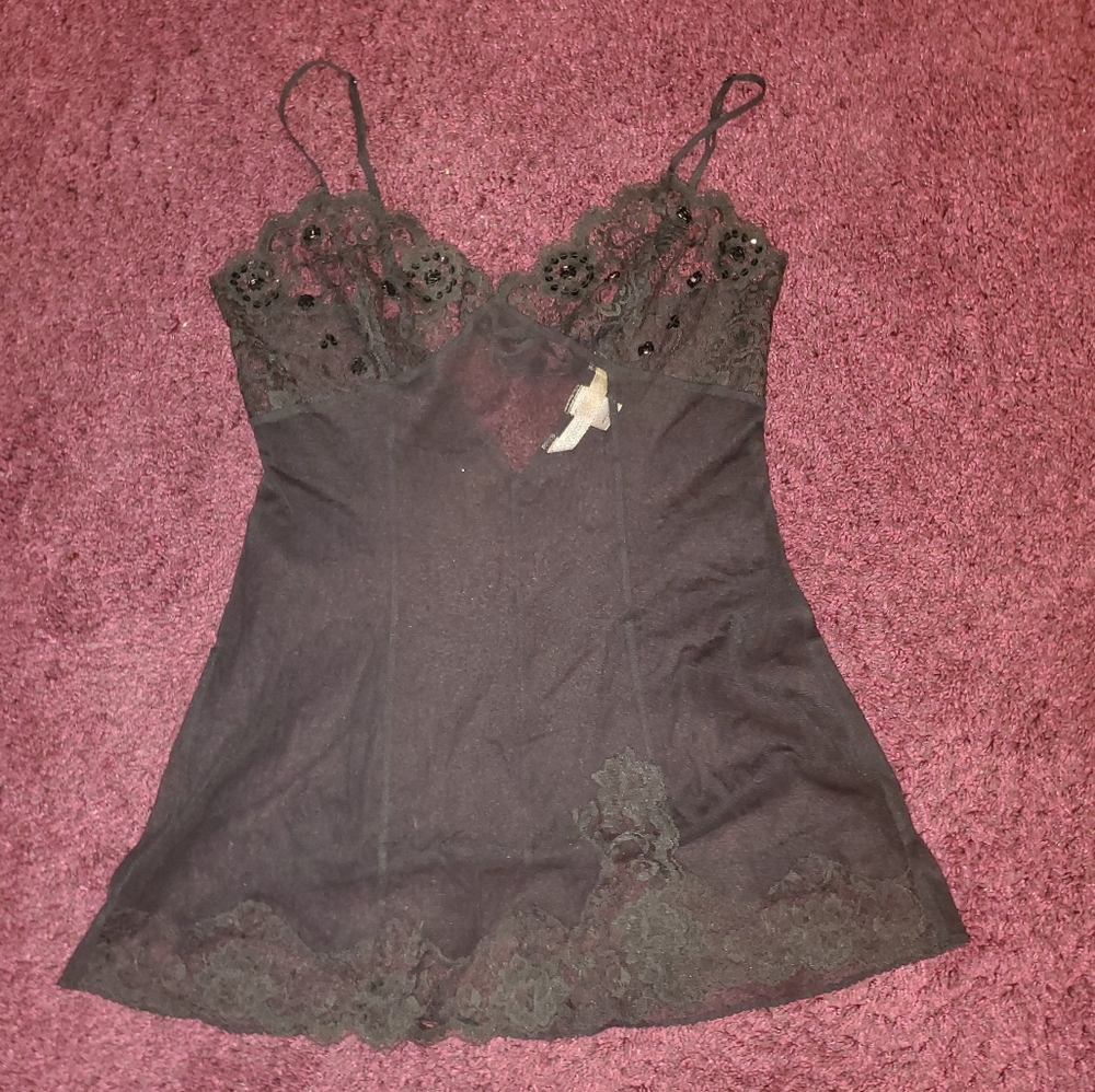 Victoria's Secret Lace & Sheer Nighty Size Small